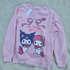 Hello Kitty My Melody And Kuromi Sweatshirt Womens Small